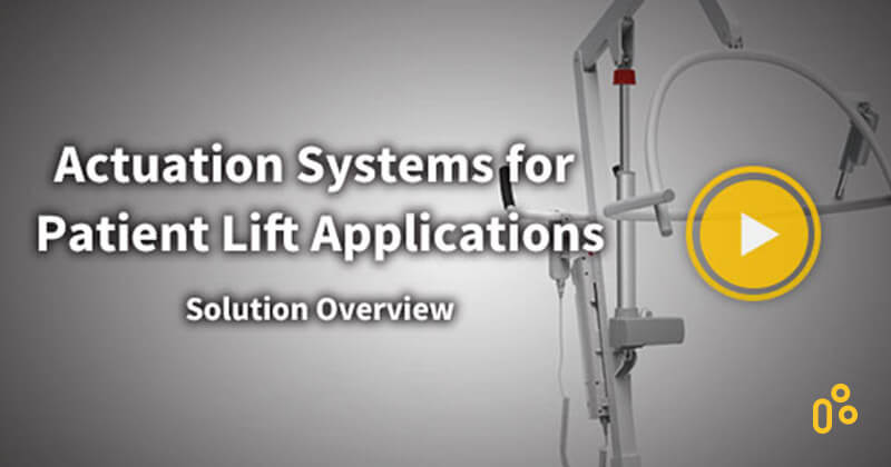 Electric Linear Actuation Systems for Patient Lift Solutions - TiMOTION