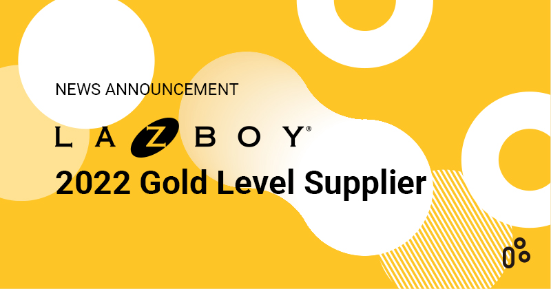 TiMOTION wins La-Z-Boy's 2022 Gold Level Supplier Award 