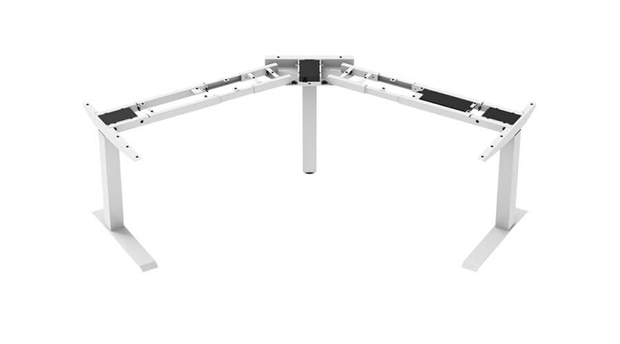 3-Leg 90° or 120°-degree Electric Height Adjustable Desk  | TEK28
