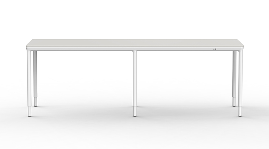 TEKarrc - a height-adjustable desk that combines sleek design with modular functionality