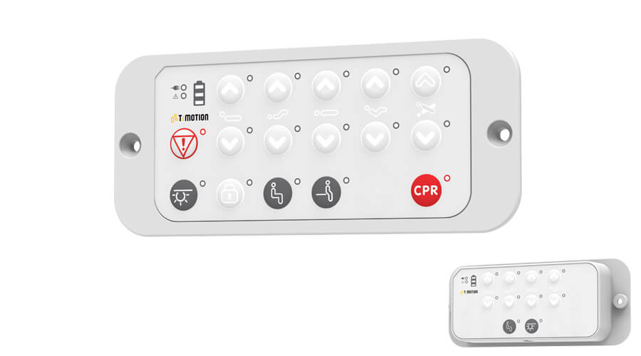 嵌入式可雙面操控的病床控制面板 | TNP10 - TiMOTION