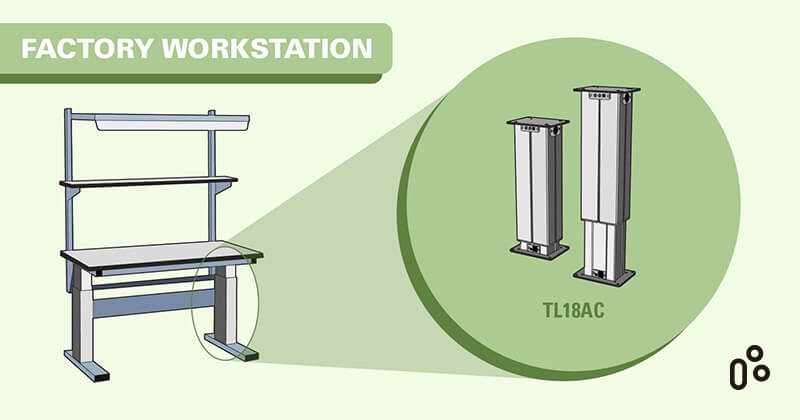 TiMOTION TL18AC is A Quiet, Powerful Electric Lifting Column for medical applicatons